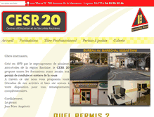 Tablet Screenshot of cesr20.fr